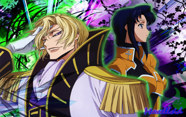 Code Geass Schneizel el Britannia and Cecile Croomy